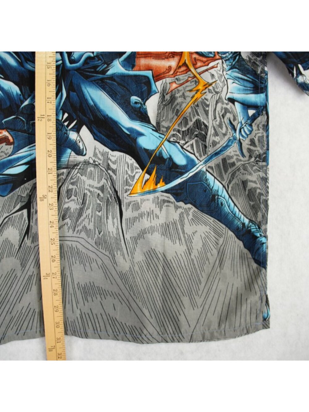 Vintage Claudio Nucci Anime Samurai Warrior Graphic Button Down Shirt Mens Sz XL - Picture 9 of 10